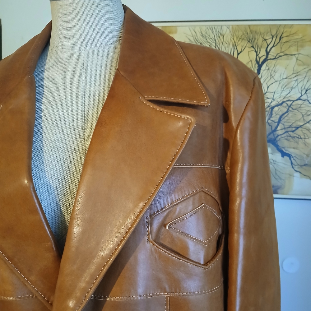 Vintage A Robert Lewis Idea Lambskin Jacket